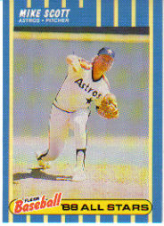 1988 Fleer Baseball All-Stars Baseball Cards   037      Mike Scott